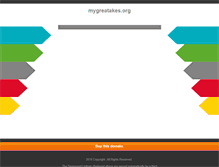 Tablet Screenshot of mygreatakes.org